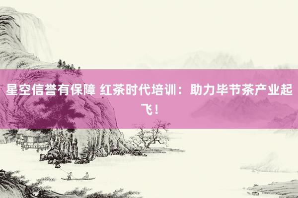 星空信誉有保障 红茶时代培训：助力毕节茶产业起飞！