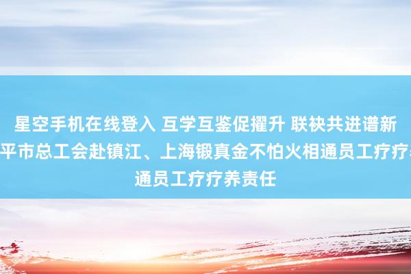 星空手机在线登入 互学互鉴促擢升 联袂共进谱新篇 | 南平市总工会赴镇江、上海锻真金不怕火相通员工疗疗养责任